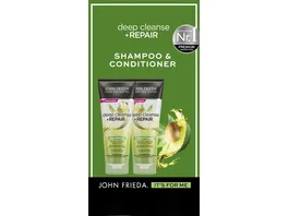 John Frieda deep cleanse Repair Duo Shampoo Condtioner