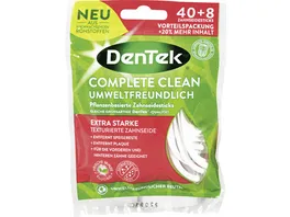 DenTek Eco Complete Clean pflanzenbasierte Zahnseide Sticks
