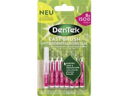 DenTek Easybrush pflanzenbasierte Interdentalbuerste ISO 0