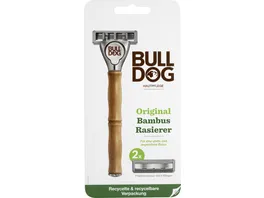 Bulldog Original Bambus Rasierer mit 2 Klingen