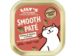 Lilys Kitchen Katzennassfutter Smooth Pate Salmon Chicken 85 g