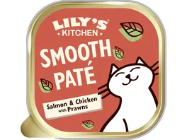 Lilys Kitchen Katzennassfutter Smooth Pate Salmon Chicken 85 g