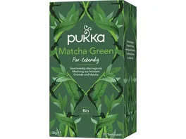 Pukka BIO Tee Matcha Green 20 Beutel 30g Packung