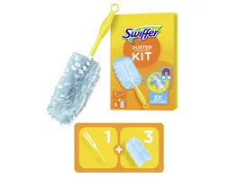 Swiffer Staubmagnet Starterset Griff 3 Tuecher