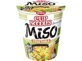 Cup Noodles Veggie Miso Japanese Style Soup