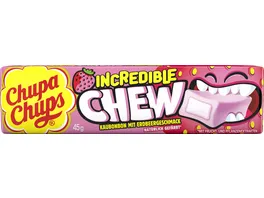 Chupa Chups Kaubonbon Incredible Chew Erdbeere