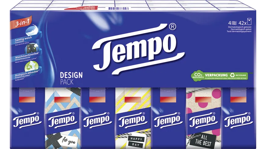Tempo Taschentücher Design Pack online bestellen