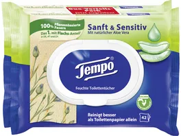 Tempo Feuchte Toilettentuecher Sanft Sensitiv