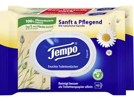 Tempo Feuchte Toilettentuecher Sanft Pflegend