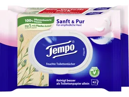 Tempo Feuchte Toilettentuecher Sanft Pur