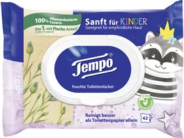 Tempo Feuchtes Toilettenpapier Sanft fuer Kinder