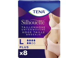 Tena Silhouette Taillenhohe Unterwaesche Plus Creme Gr L