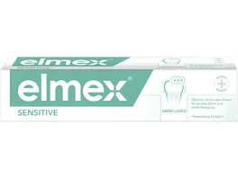 elmex Zahnpasta Sensitive sanfte Zahnreinigung und Schutz fuer schmerzempfindliche Zaehne fuer starke Zaehne und gegen Karies