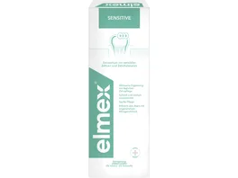 elmex Mundspuelung Sensitive Extraschutz vor schmerzempfindlichen Zaehnen und Zahnhalskaries