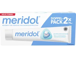 meridol Zahnfleischschutz Zahnpasta bei Zahnfleischbluten Zahnfleischentzuendung oder Zahnfleischrueckgang