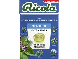 Ricola Bonbons Menthol extra stark