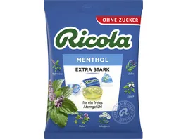 Ricola Bonbons Menthol Extra Stark ohne Zucker