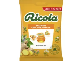 Ricola Bonbons Ingwer Orangenminze