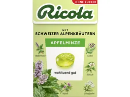 Ricola Bonbons Apfelminze Box