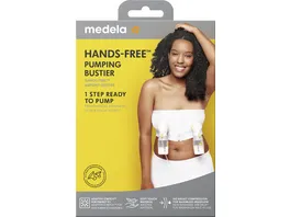 Medela Hands free Abpump Bustier weiss Gr XL