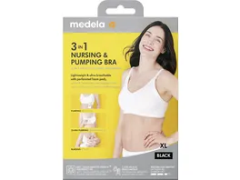 Medela 3 in 1 Hands free Bra schwarz