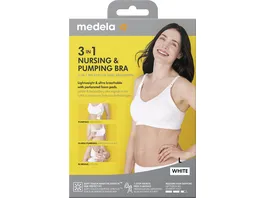 Medela 3 in 1 Hands free Bra weiss