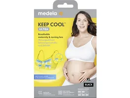 Medela Keep Cool Ultra Komfort Schwangerschafts und Still BH schwarz