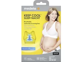 Medela Keep Cool Schlaf Bustier schwarz XL