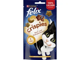 PURINA FELIX Katzenleckerlis Crispies mit Rind und Huhngeschmack