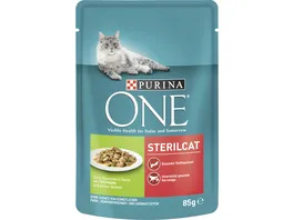 PURINA ONE Sterilcat mit Truthahn und gruenen Bohnen Katzennassfutter