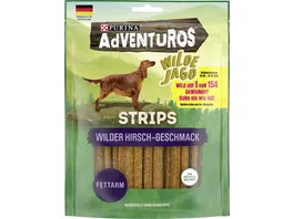 Purina Adventuros Strips mit wildem Hirschgeschmack Hundeleckerlis