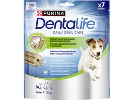 Purina DentaLife Mini Taegliche Zahnpflege Snacks fuer kleine Hunde