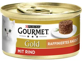 PURINA GOURMET Gold Raffiniertes Ragout mit Rind