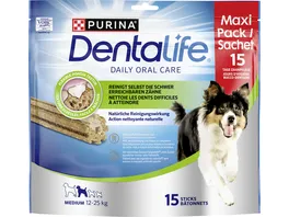 Purina DentaLife Medium Taegliche Zahnpflege Snacks