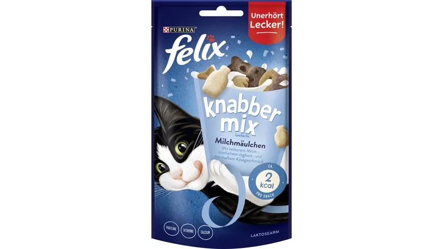 PURINA FELIX KnabberMix Milchmäulchen Katzensnack