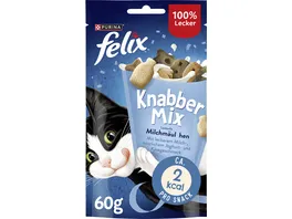 PURINA FELIX Katzenleckerlis KnabberMix Milchmaeulchen