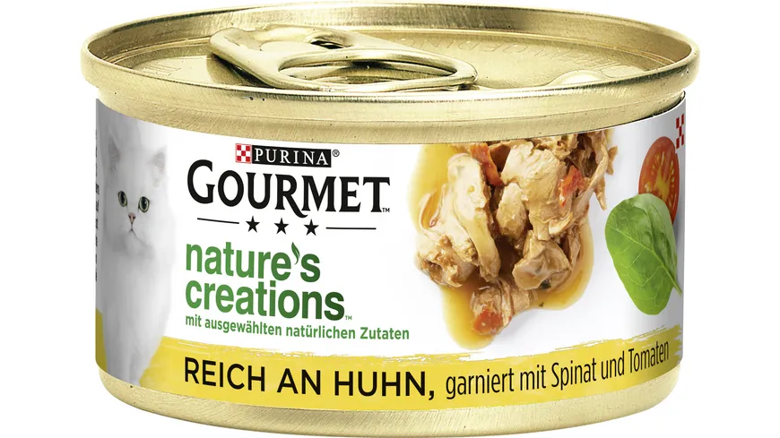 PURINA GOURMET Nature's Creations reich an Huhn