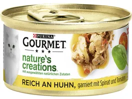 PURINA GOURMET Nature s Creations reich an Huhn