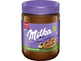 Milka Haselnusscreme Maxi Glas