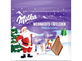 Milka Weihnachts Taefelchen Milchcreme