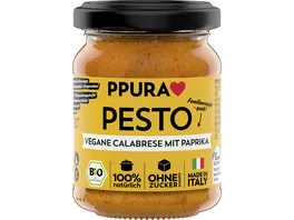 PPURA Bio Pesto vegane Calabrese 100 natuerlich