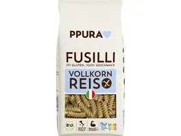 PPURA Bio Fusilli Vollkornreis glutenfrei 100 natuerlich