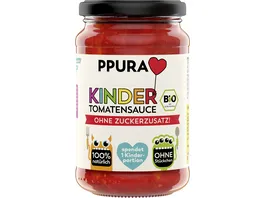 PPURA Bio Tomatensauce fuer Kinder ohne Zuckerzusatz 100 natuerlich