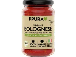 PPURA Bio Sugo Bolognese Vegan 100 natuerlich