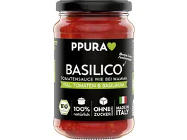 PPURA Bio Sugo Basilico 100 natuerlich