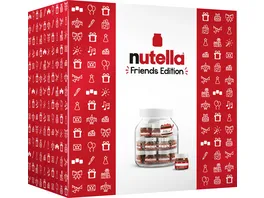 Ferrero nutella Glas mit 21 Mini Glaeschen