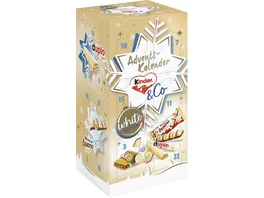 kinder Co Adventskalender white Edition