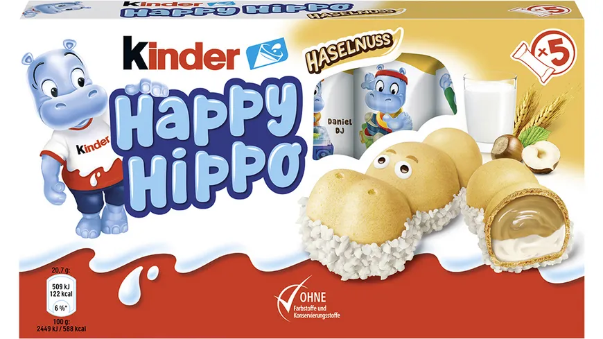 kinder Happy Hippo Haselnuss online bestellen