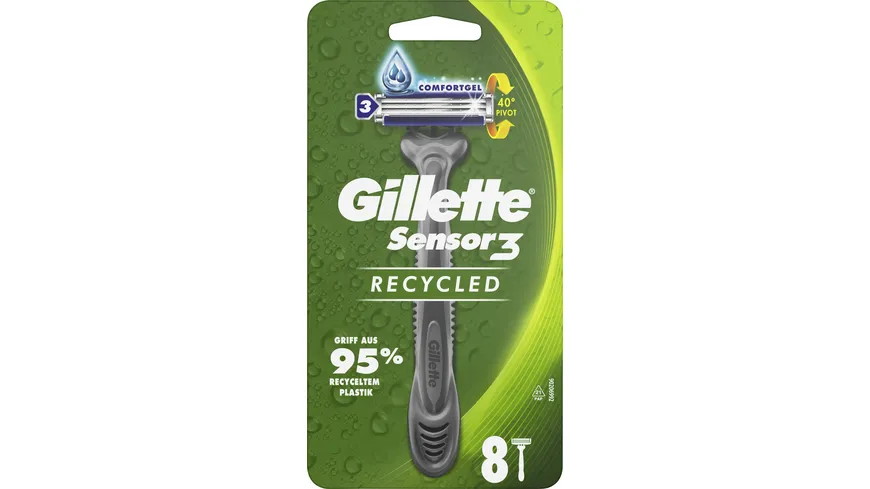 Gillette Einweg Rasierer Sensor3 Recycled 8er SRP