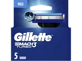 Gillette MACH3 Klingen Turbo 3D 5 Stueck